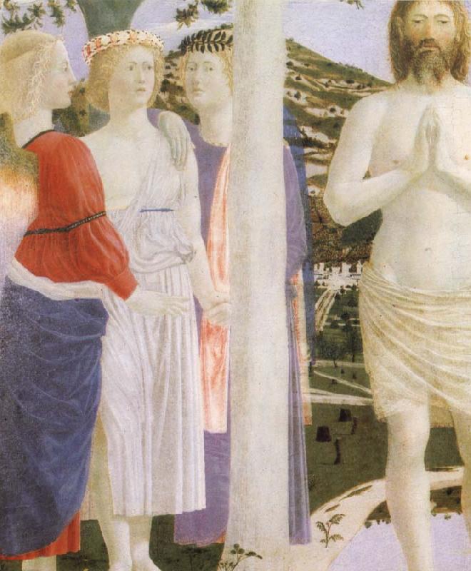 Piero della Francesca Detail of  Baptism of Christ